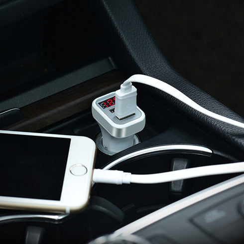 Hoco Z3 3.1A Dual USB LED Fast Car Charger